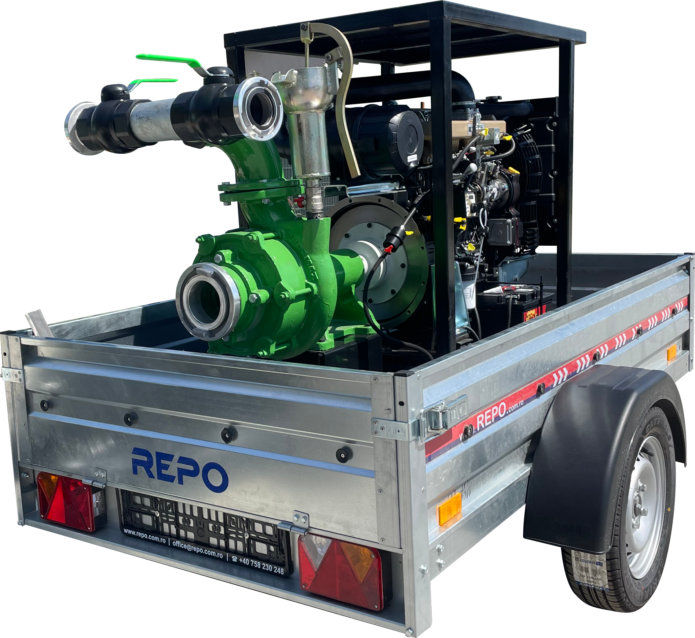 DWP 2504M 100E2 Vontatható nagynyomású  dízel öntözőszivattyú