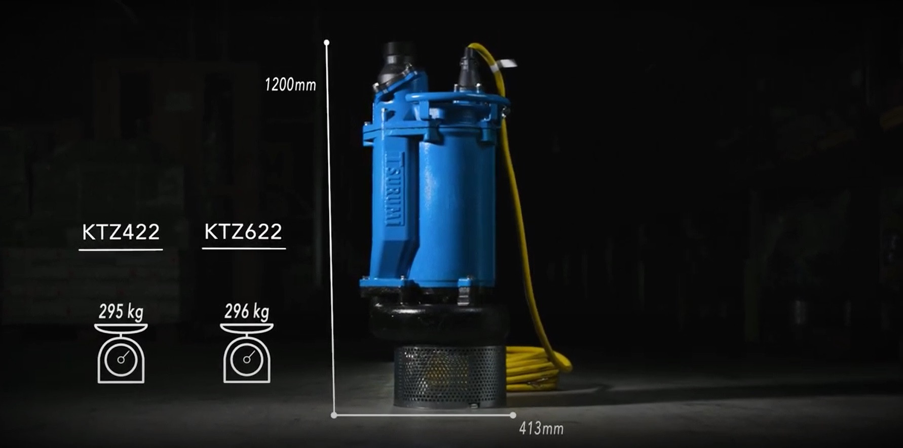 Zagyszivattyu Tsurumi Ktz422