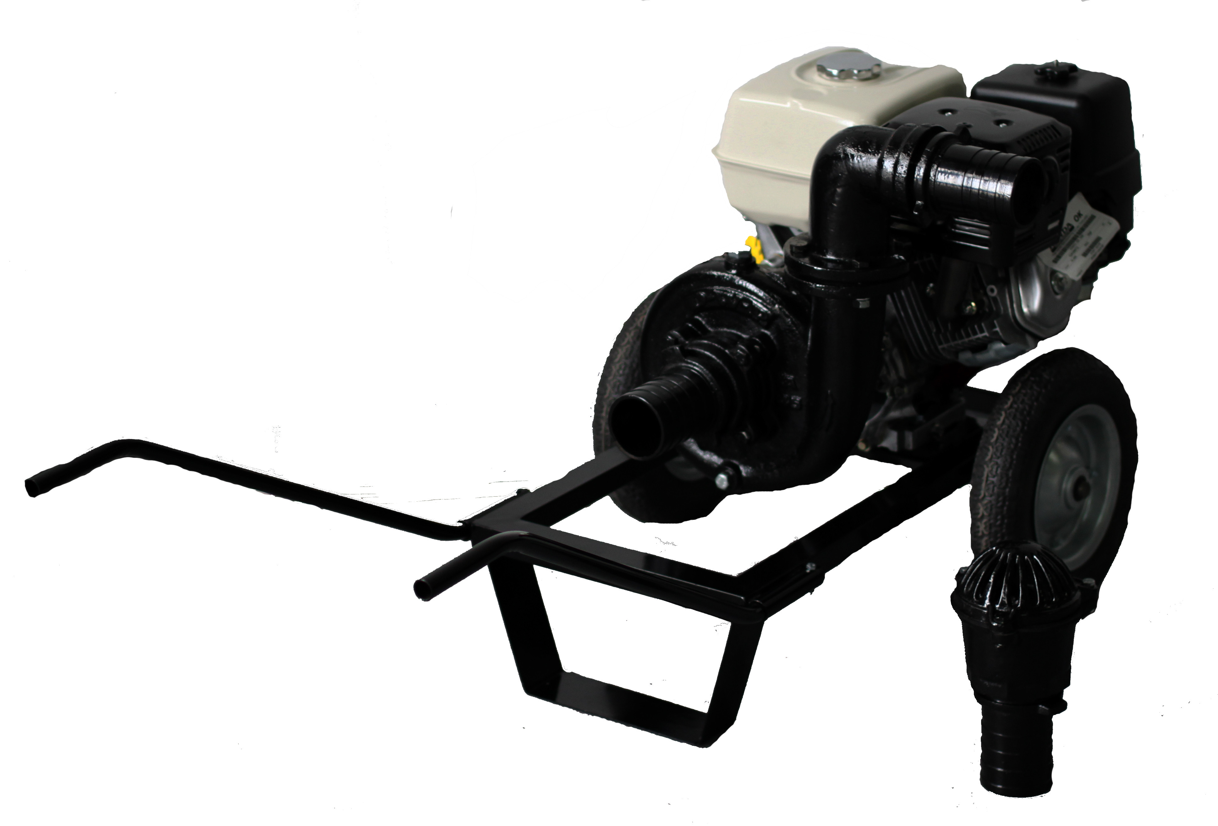 DWP 390 H3 nagynyomású benzinmotoros öntözőszivattyú jobb oldali nézet