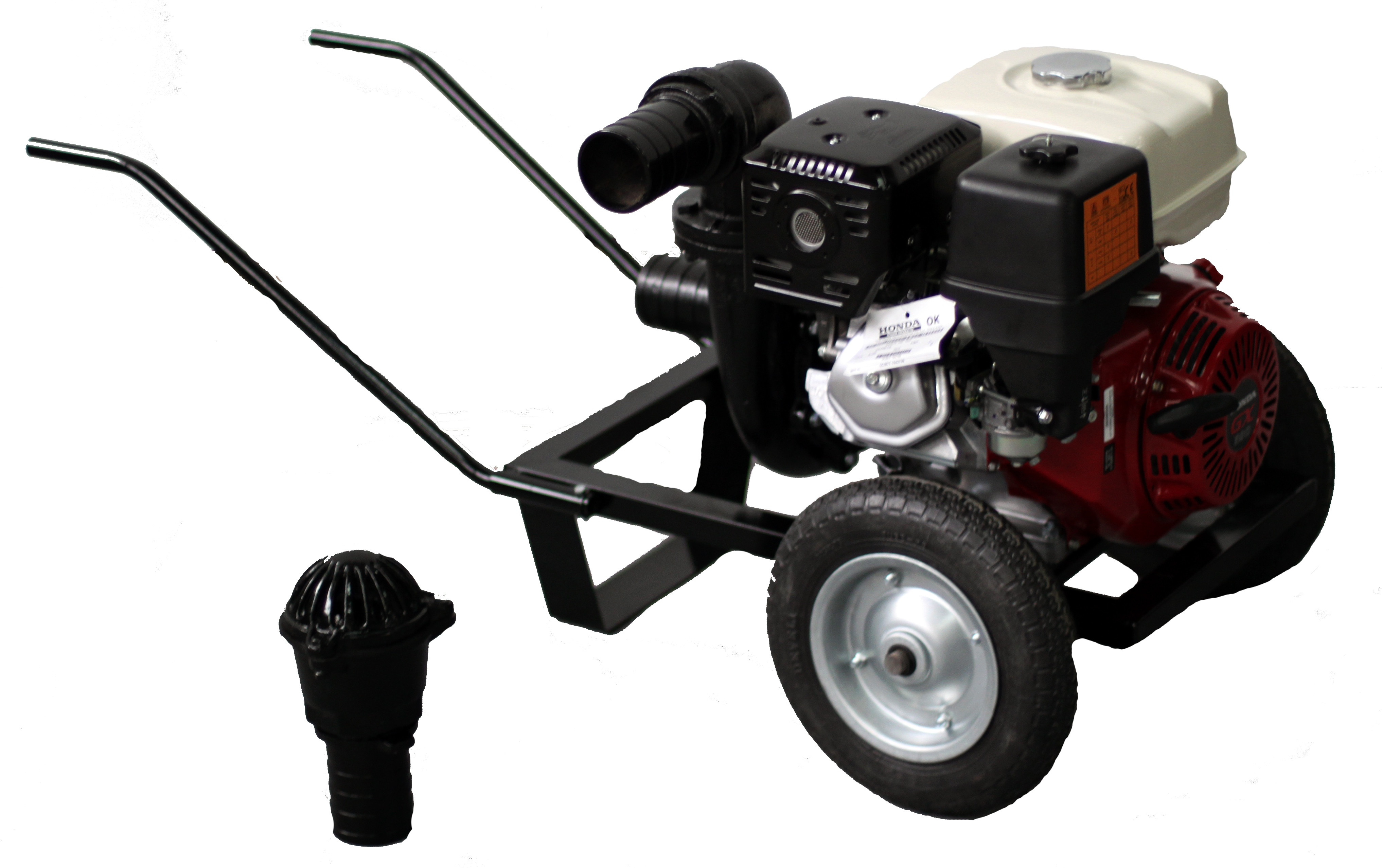 DWP 390 H3 nagynyomású benzinmotoros öntözőszivattyú bal oldali nézet