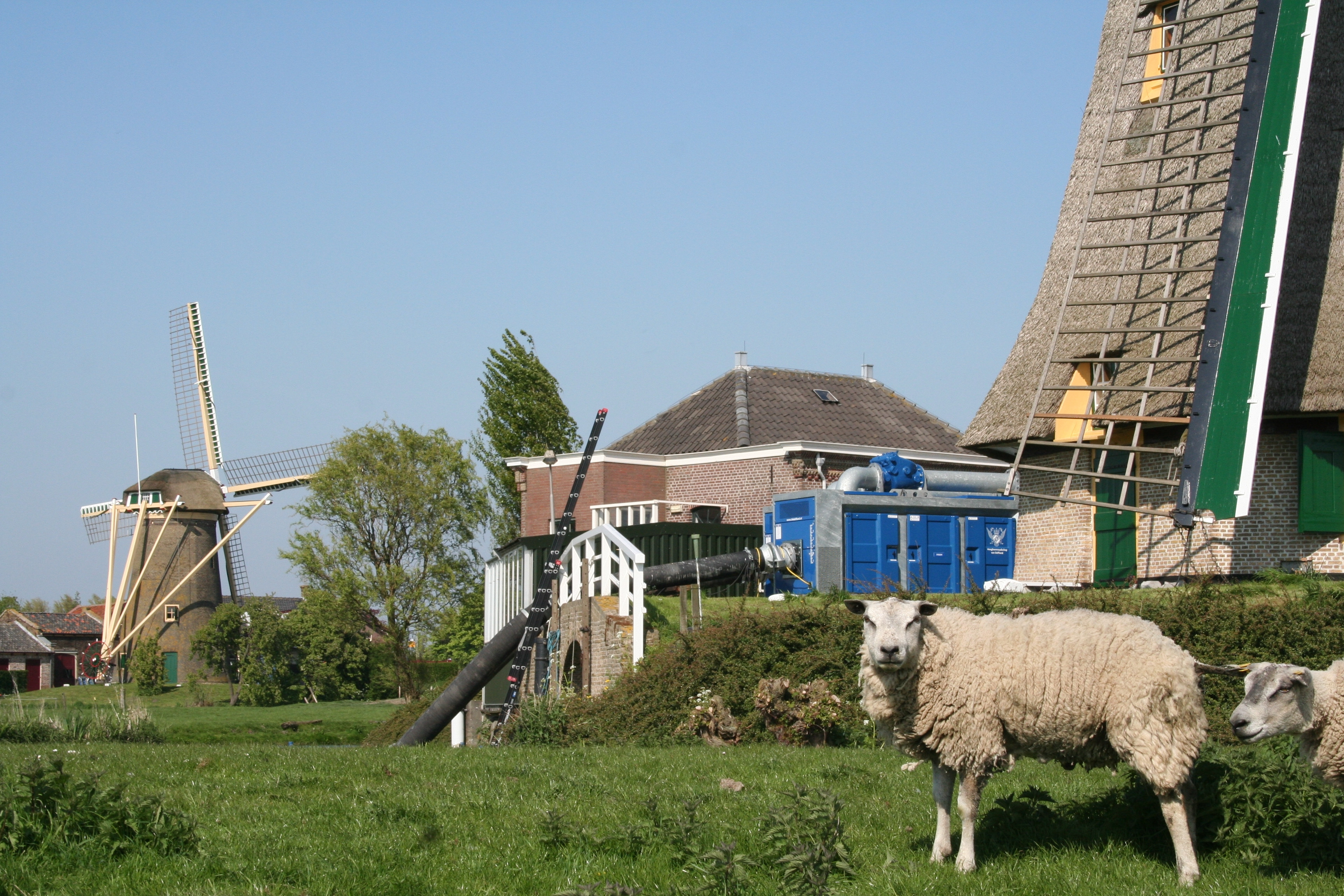 BBA BA100E D265  víztelenítő szivattyú hollandiai víztelenítő munkában
