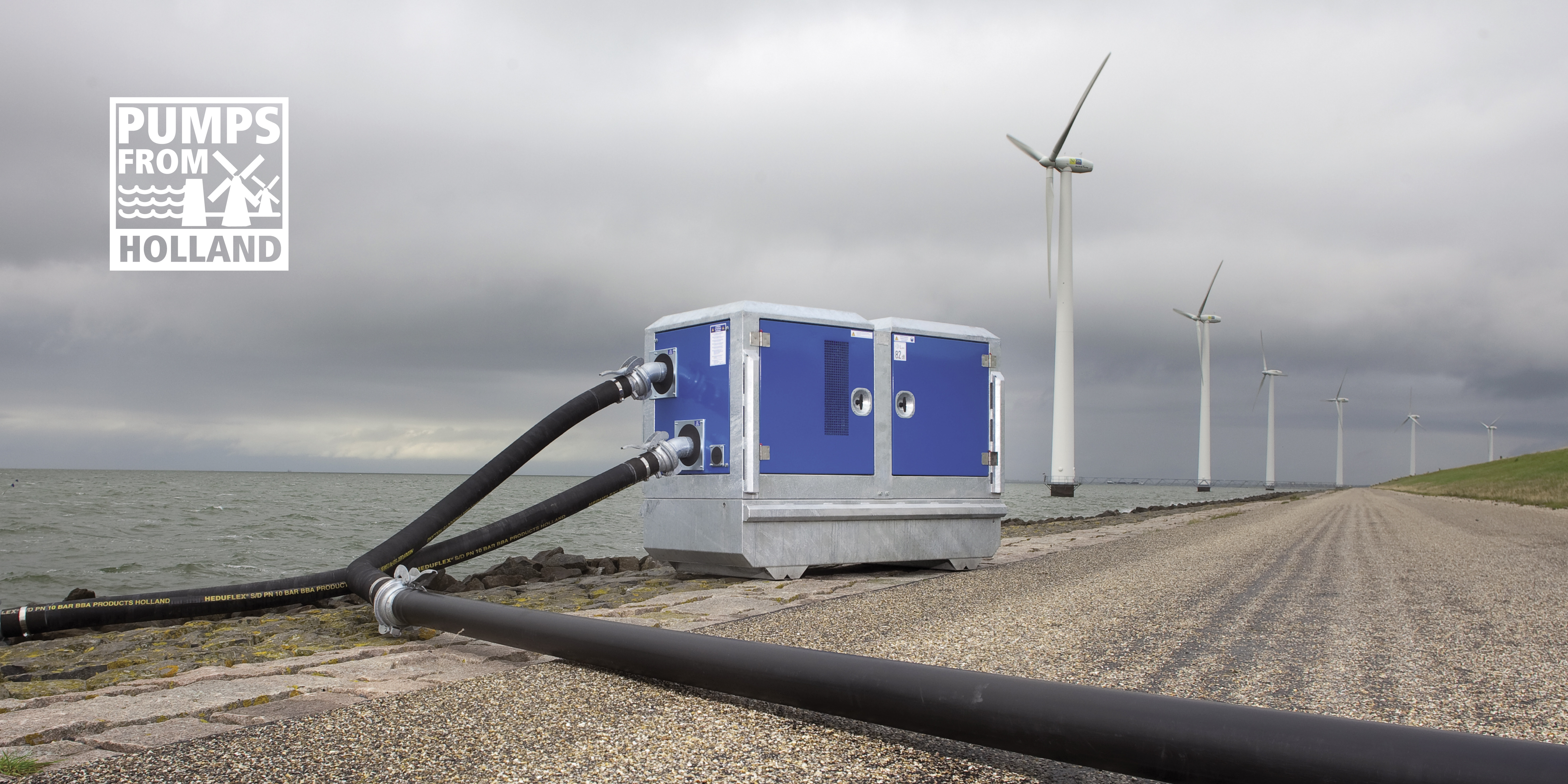 BBA BA100E D265  víztelenítő szivattyú tengerparti telepítéssel