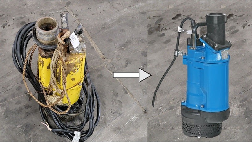 Wacker Hasznalt Tsurumi Kivaltas