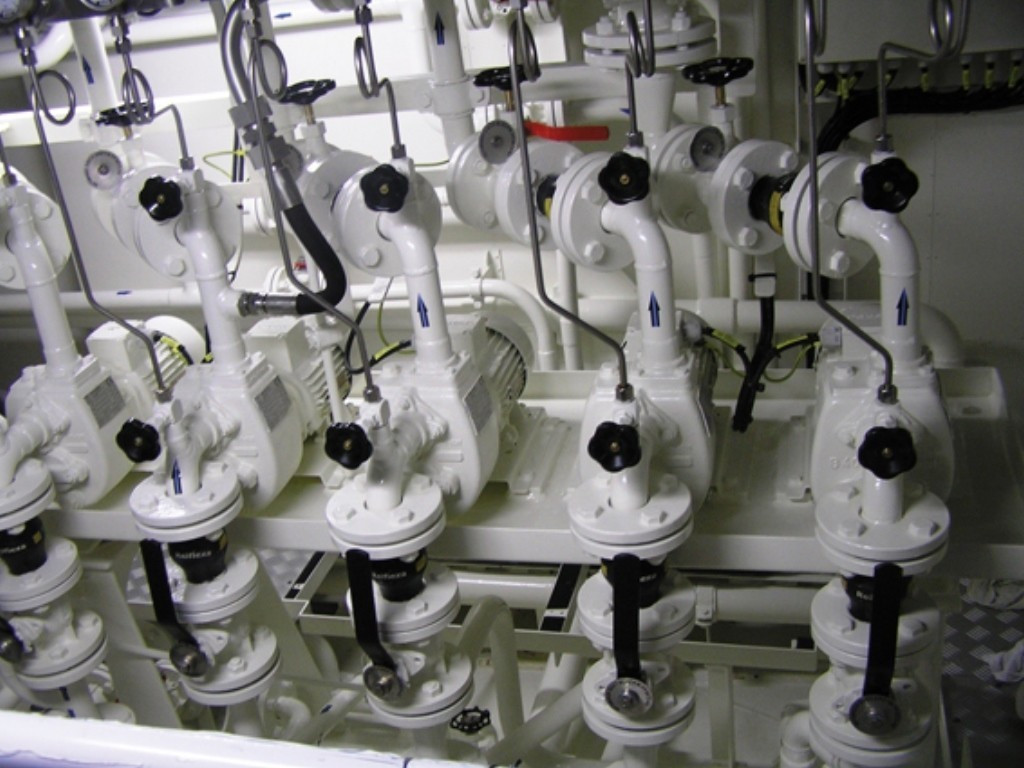 BBA B40 önfelszívó centrifugálszivattyú szivattyúrendszerben telepítve