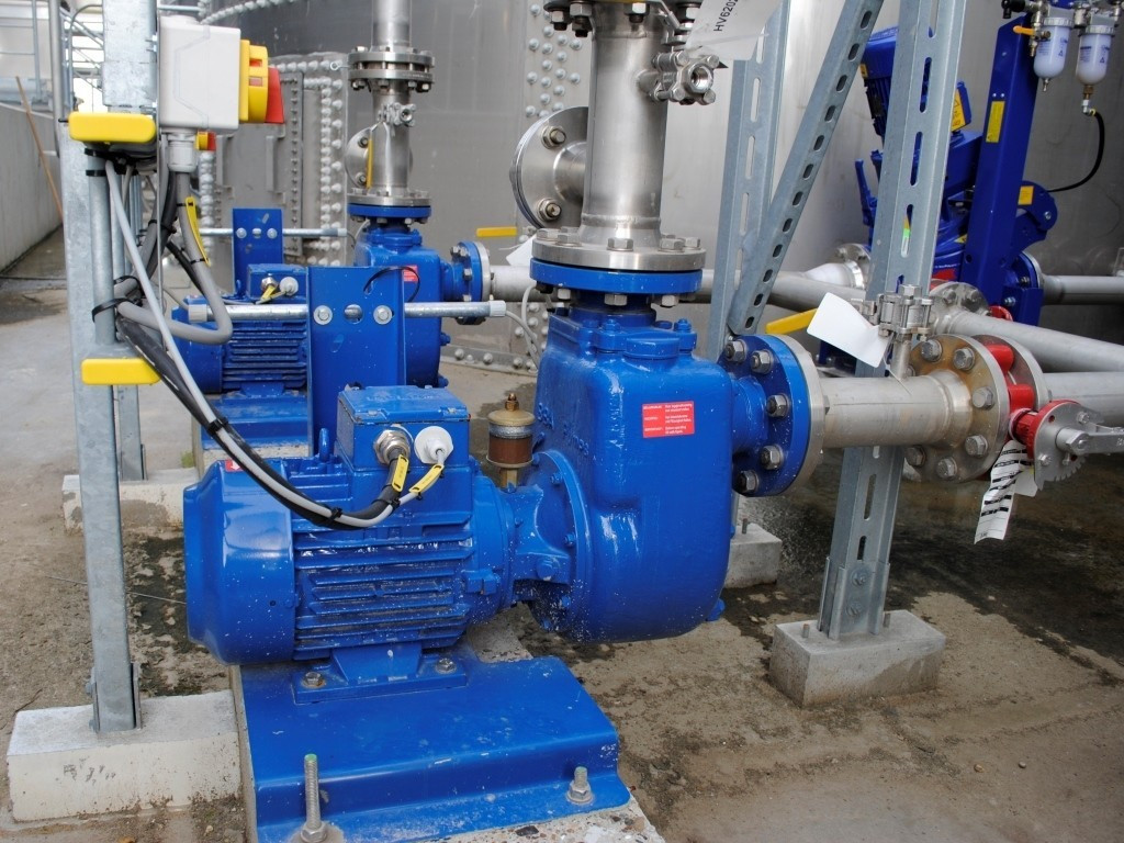 BBA B45 önfelszívó centrifugálszivattyú szivattyúrendszerben telepítve