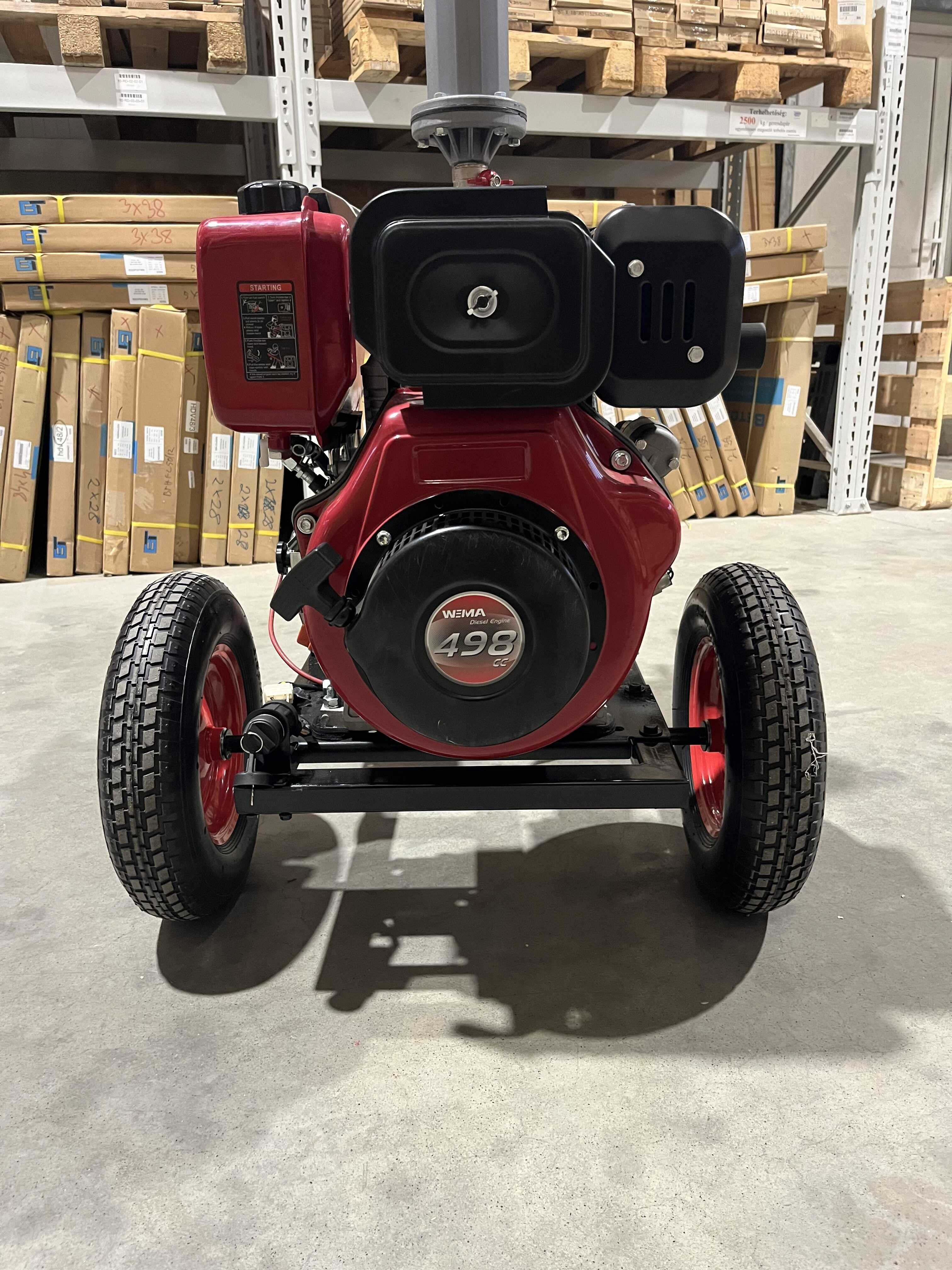 DWP 188 K4  öntözőszivattyú raktári környezetben hátsó nézet