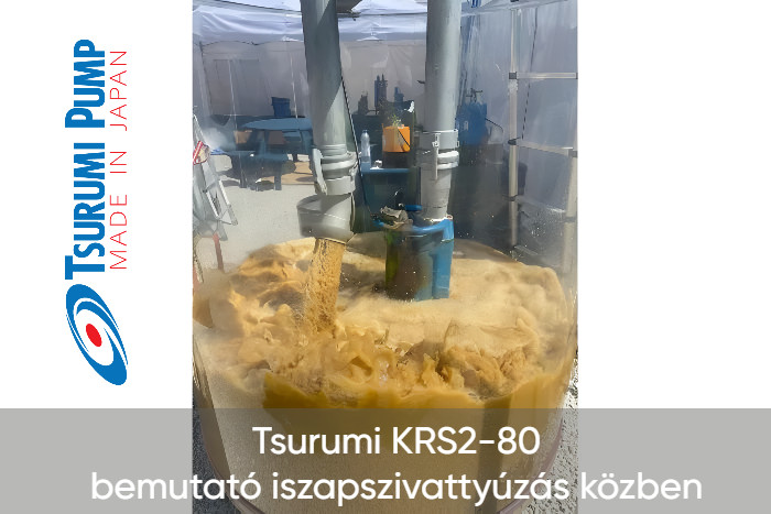 Tsurumi Krs2 80 Iszapszivattyuzas Kozben