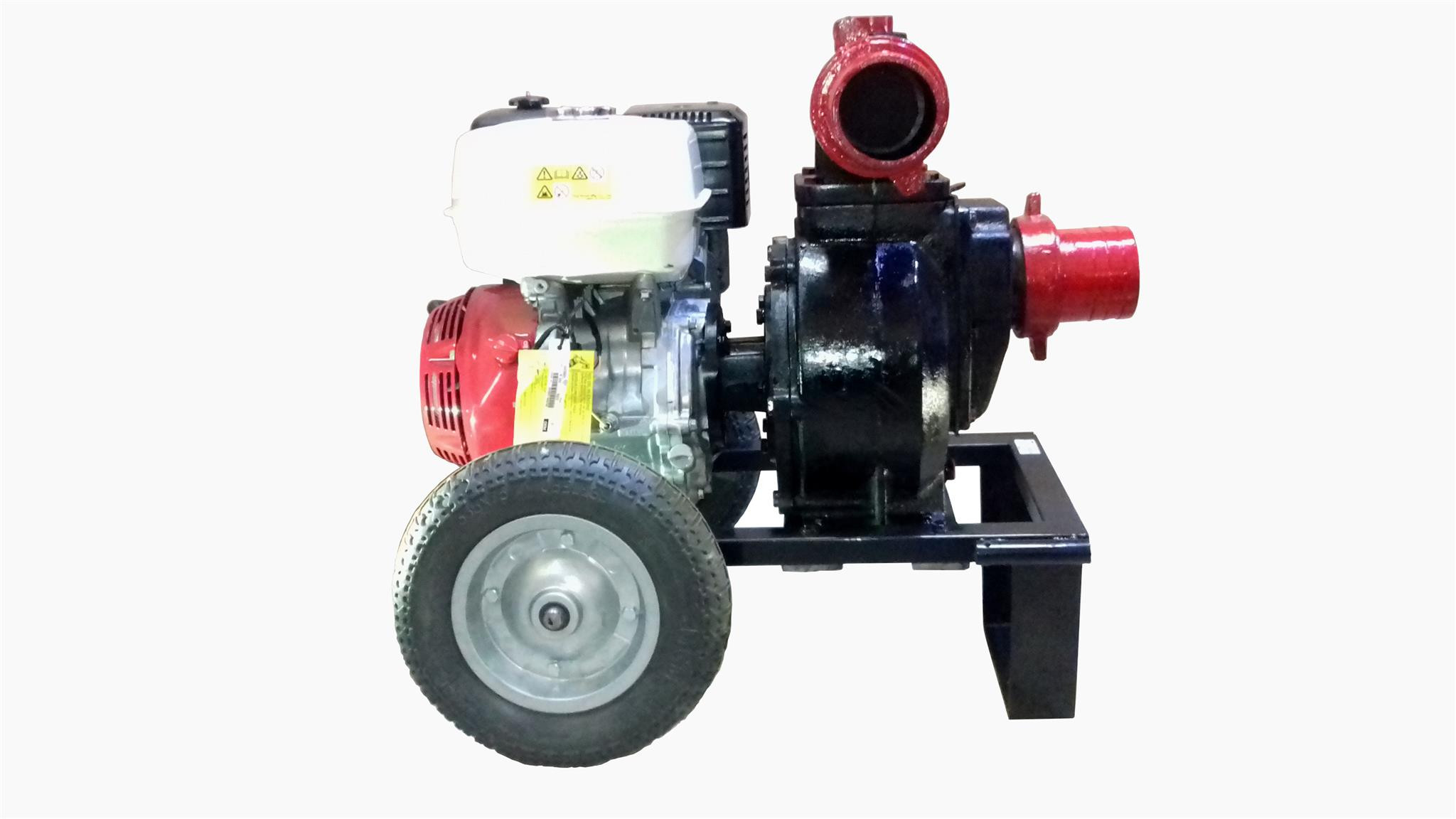 DWP 390 H4D nagynyomású benzinmotoros önfelszívó öntözőszivattyú bal oldali nézet