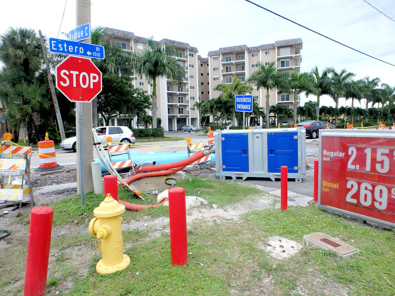 BBA PT150 D180 dugattyús vákuumszivattyú kommunális terület víztelenítésénél